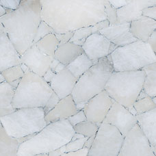 White Quartz with Silver